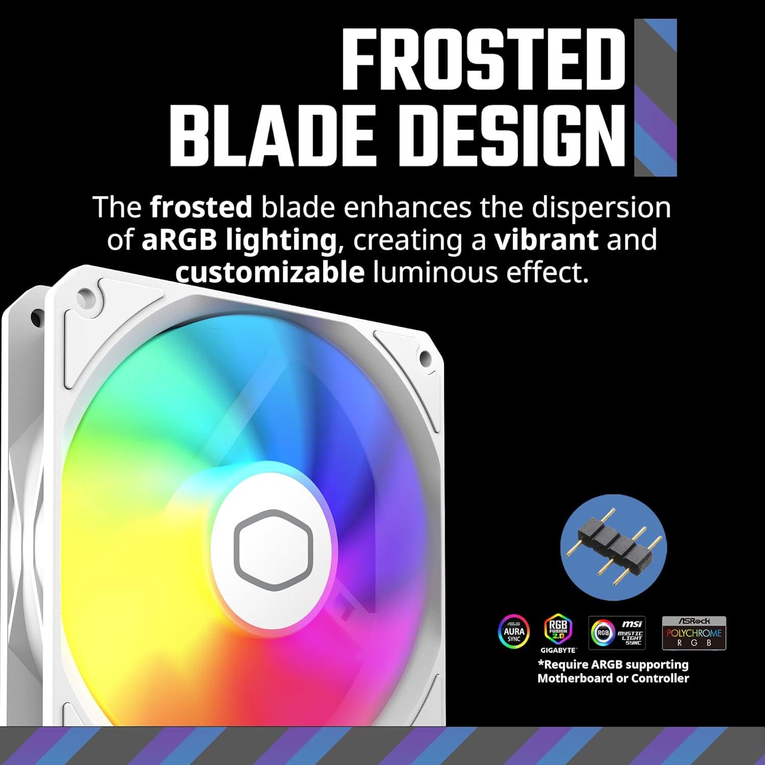 imageCooler Master 240 Core II CPU Liquid Cooler Dual Chamber Pump Customizable aRGB Lighting MaintenanceFree Quiet Operation Easy Install AMD Ryzen 7 AM54 Intel Ultra 7 LGA 18511700240 Core II White