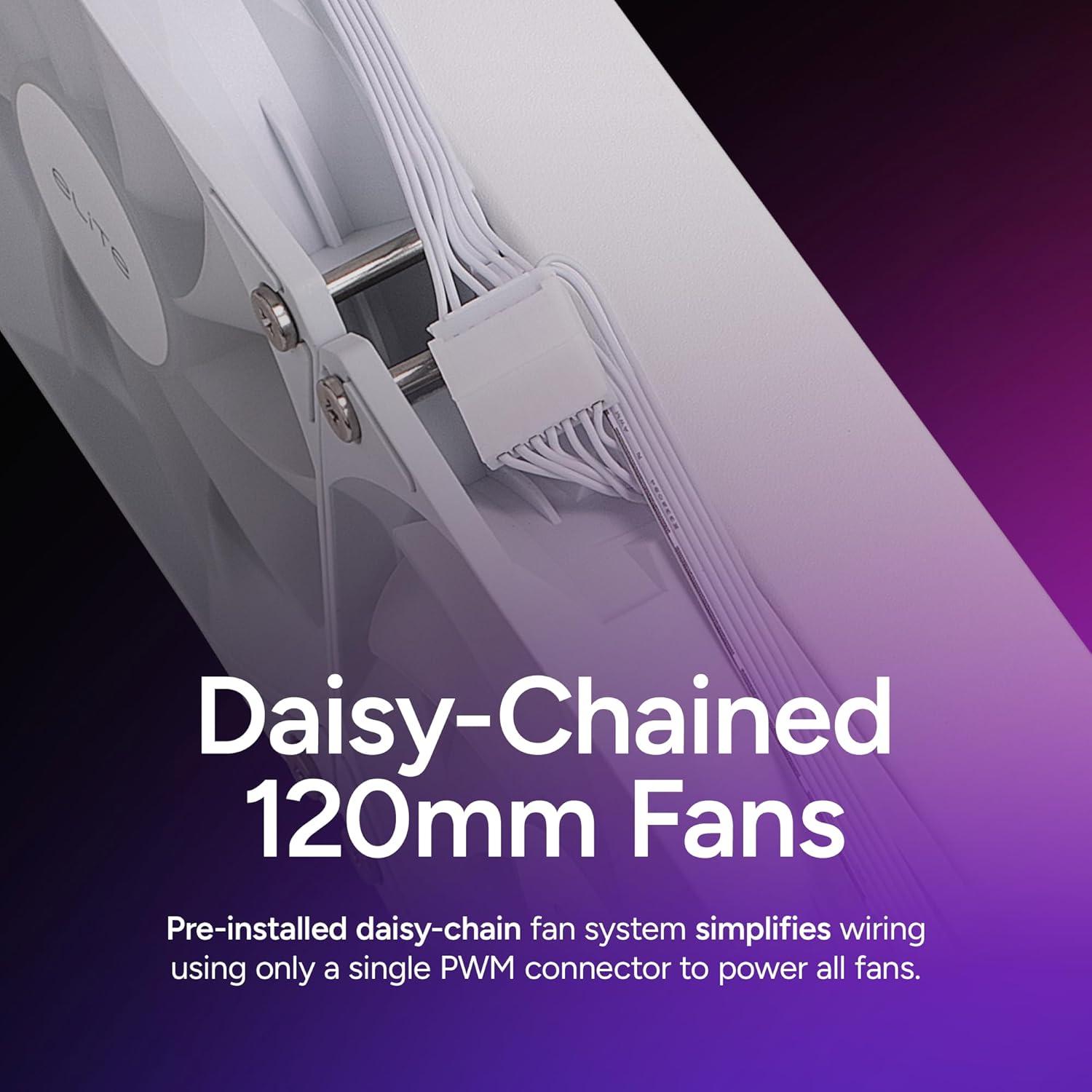 imageCooler Master 240 Elite Liquid CPU Liquid Cooler DualChamber Pump Customizable aRGB Lighting MaintenanceFree AMD Ryzen 7 AM54 Intel Ultra 7 LGA 18511700 Design by Cooler Master240 Elite Liquid White