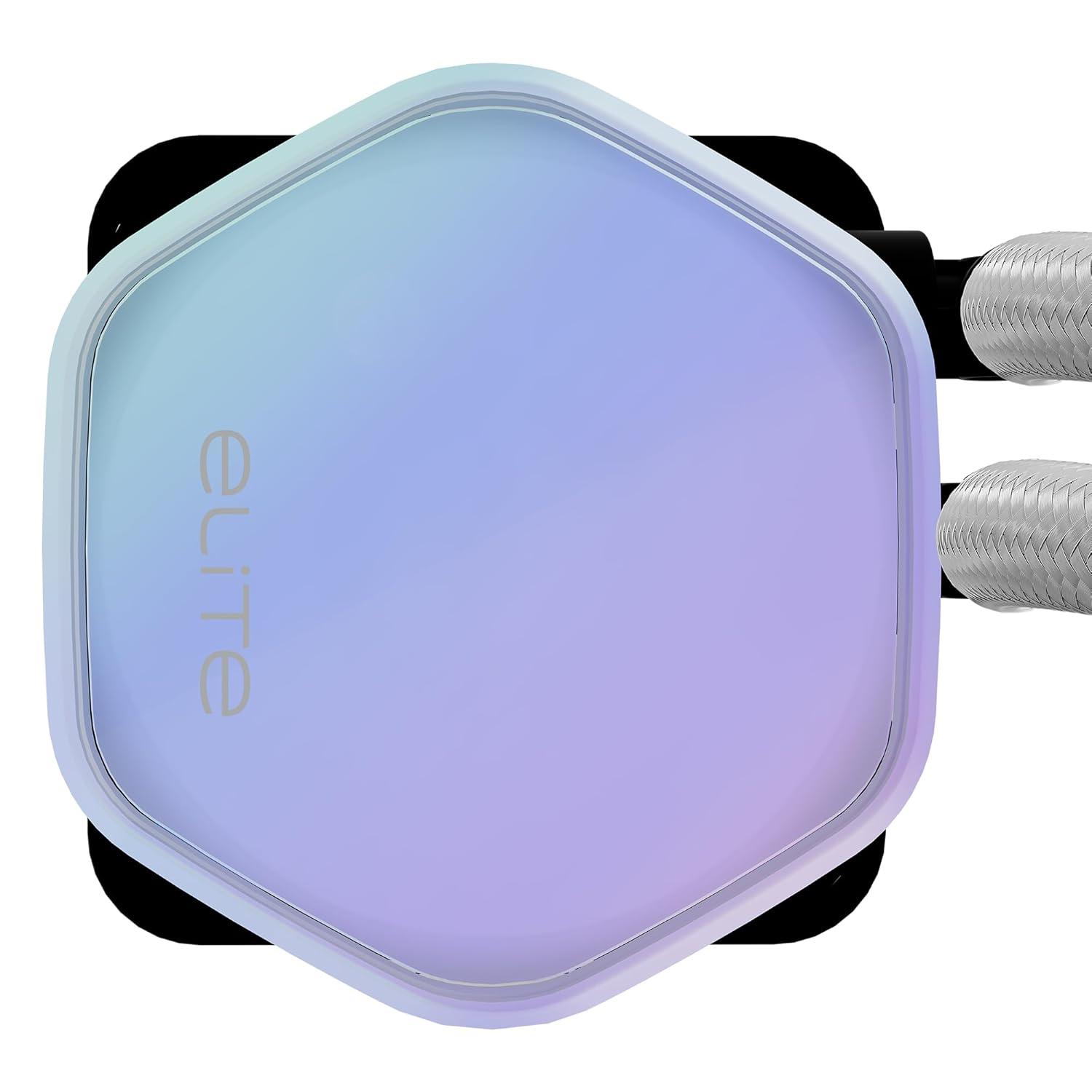 imageCooler Master 240 Elite Liquid CPU Liquid Cooler DualChamber Pump Customizable aRGB Lighting MaintenanceFree AMD Ryzen 7 AM54 Intel Ultra 7 LGA 18511700 Design by Cooler Master240 Elite Liquid White