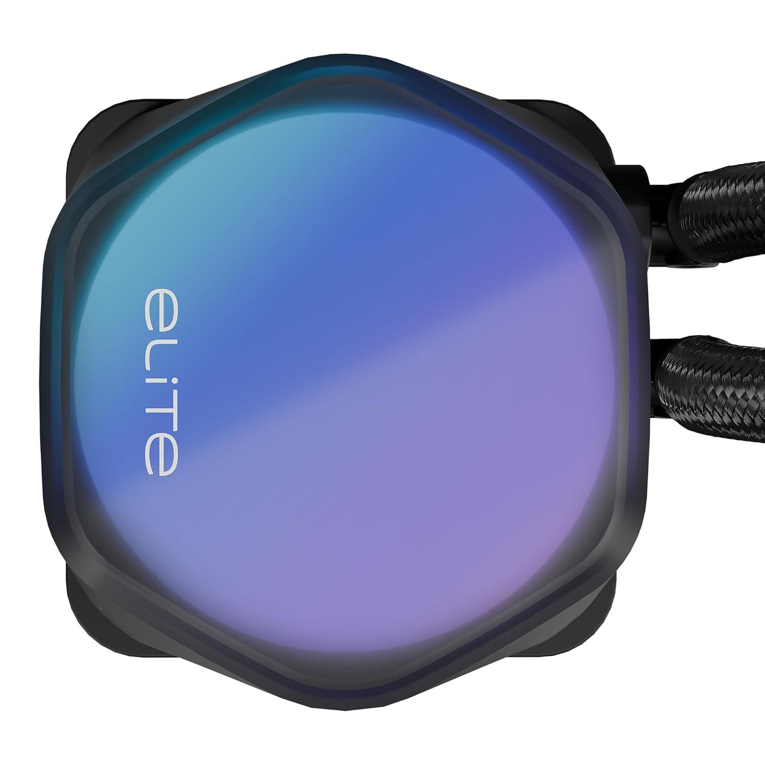 imageCooler Master 240 Elite Liquid CPU Liquid Cooler DualChamber Pump Customizable aRGB Lighting MaintenanceFree AMD Ryzen 7 AM54 Intel Ultra 7 LGA 18511700 Design by Cooler Master240 Elite Liquid