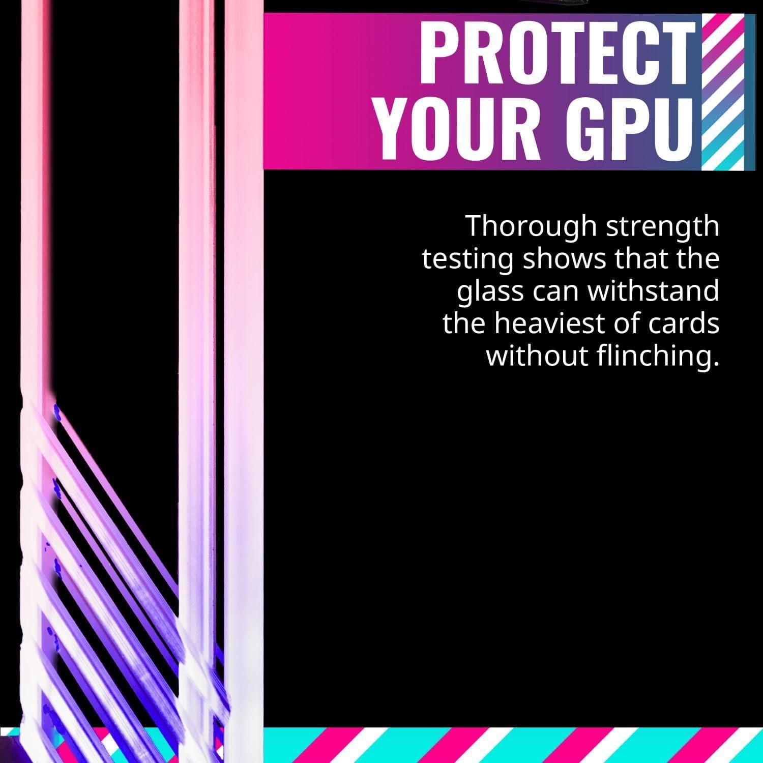 imageCooler Master Atlas ARGB GPU Support Bracket Aluminum Magnets Stand Infinity Mirror Design ARGB Tempered Glass Up to RTX 4090 Support DualAxis Mode Vertical HorizontalGPU Holder