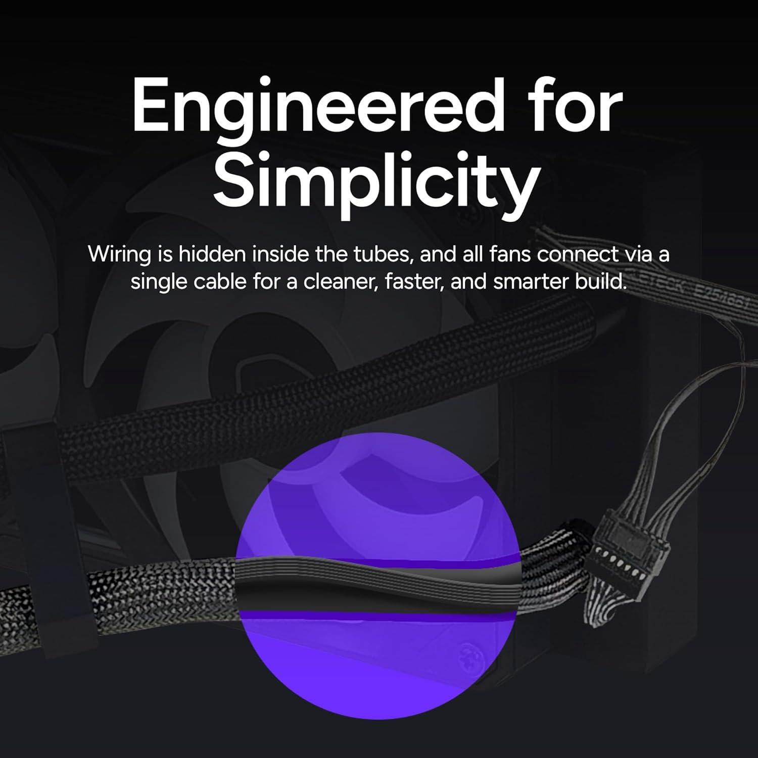 imageCooler Master Atmos II 360 Pixel LED Panel FreeForm 20 CPU Liquid Cooler Dual Chamber Pump Customizable aRGB Lighting Quiet Qperation Easy Install AMD Ryzen 9 AM54 Intel Ultra i9 LGA 18511700360 Atmos II LCD