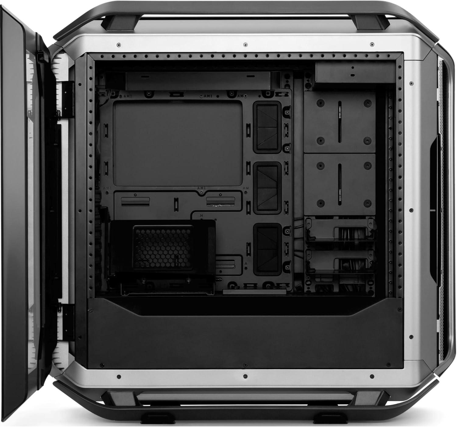 imageCooler Master Cosmos C700M EATX FullTower Curved Tempered Glass Panel Riser Cable Flexible Interior Layout Diverse Liquid Cooling TypeC Customizable ARGB MCCC700MMG5NS00C700M