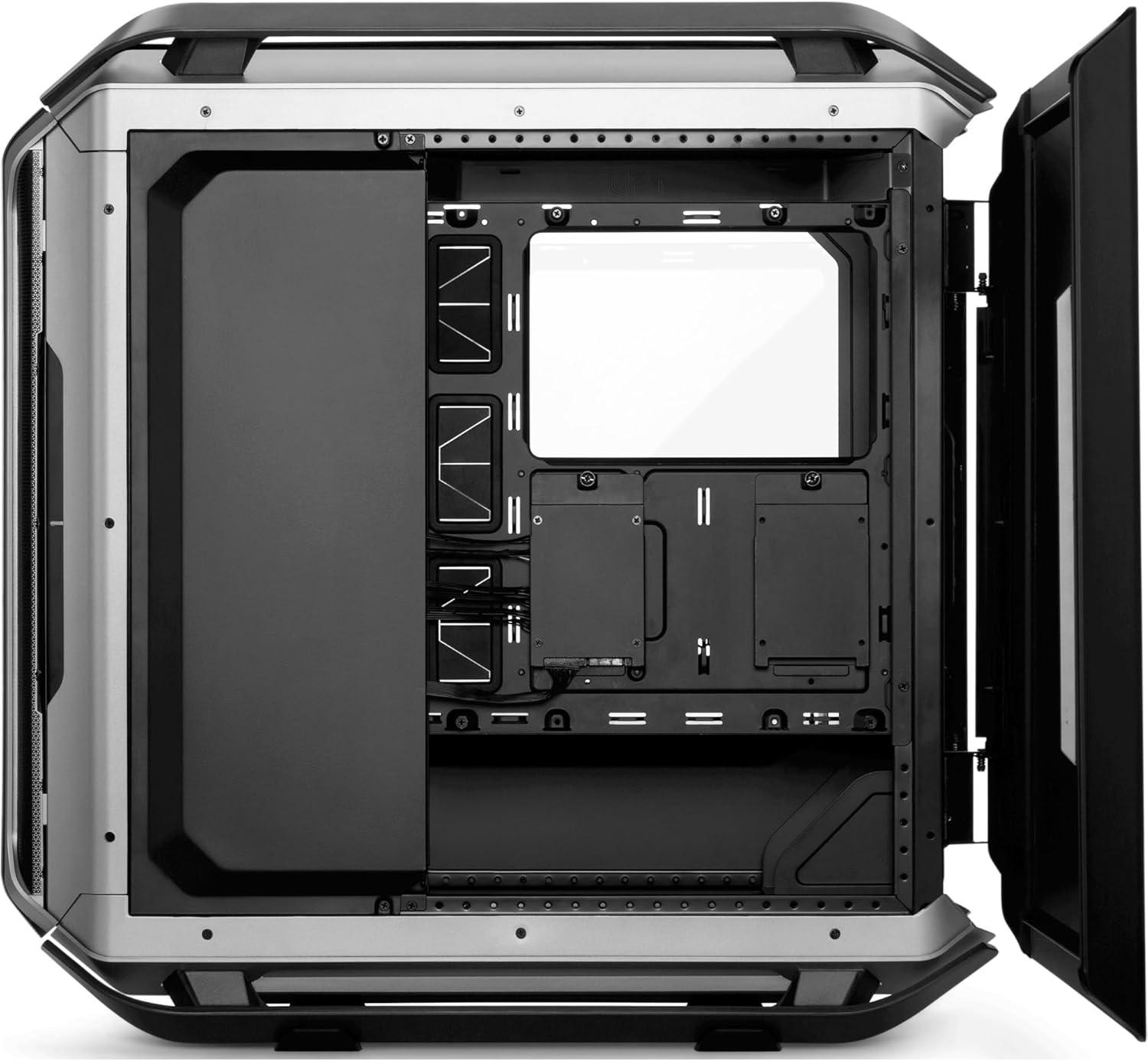 imageCooler Master Cosmos C700M EATX FullTower Curved Tempered Glass Panel Riser Cable Flexible Interior Layout Diverse Liquid Cooling TypeC Customizable ARGB MCCC700MMG5NS00C700M