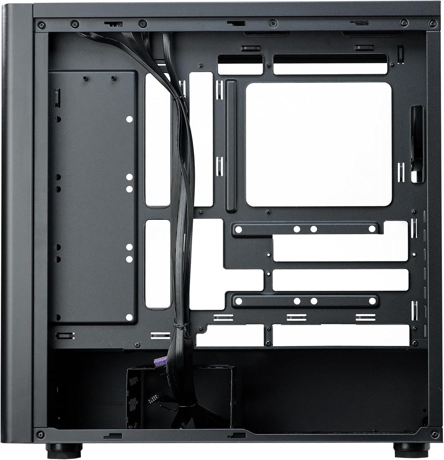 imageCooler Master Elite 502 ATX High Airflow Minimalist PC Case 410mm GPU Max Compatible RTX 5090RX 7090 XT 360mm AIO Max Type C Tempered Glass Triple 120mm aRGB Fan Intakes GrillElite 502 Lite