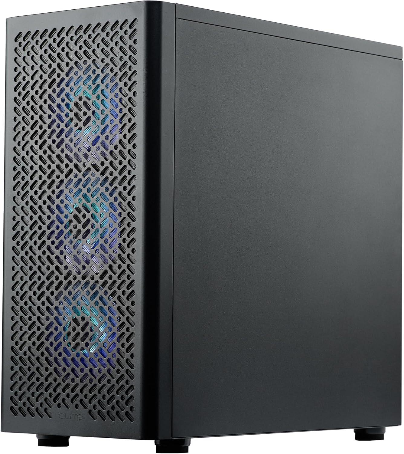 imageCooler Master Elite 502 ATX High Airflow Minimalist PC Case 410mm GPU Max Compatible RTX 5090RX 7090 XT 360mm AIO Max Type C Tempered Glass Triple 120mm aRGB Fan Intakes GrillElite 502