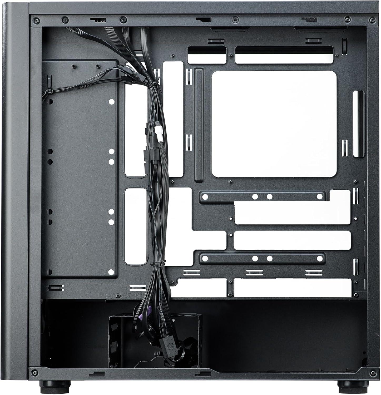imageCooler Master Elite 502 ATX High Airflow Minimalist PC Case 410mm GPU Max Compatible RTX 5090RX 7090 XT 360mm AIO Max Type C Tempered Glass Triple 120mm aRGB Fan Intakes GrillElite 502
