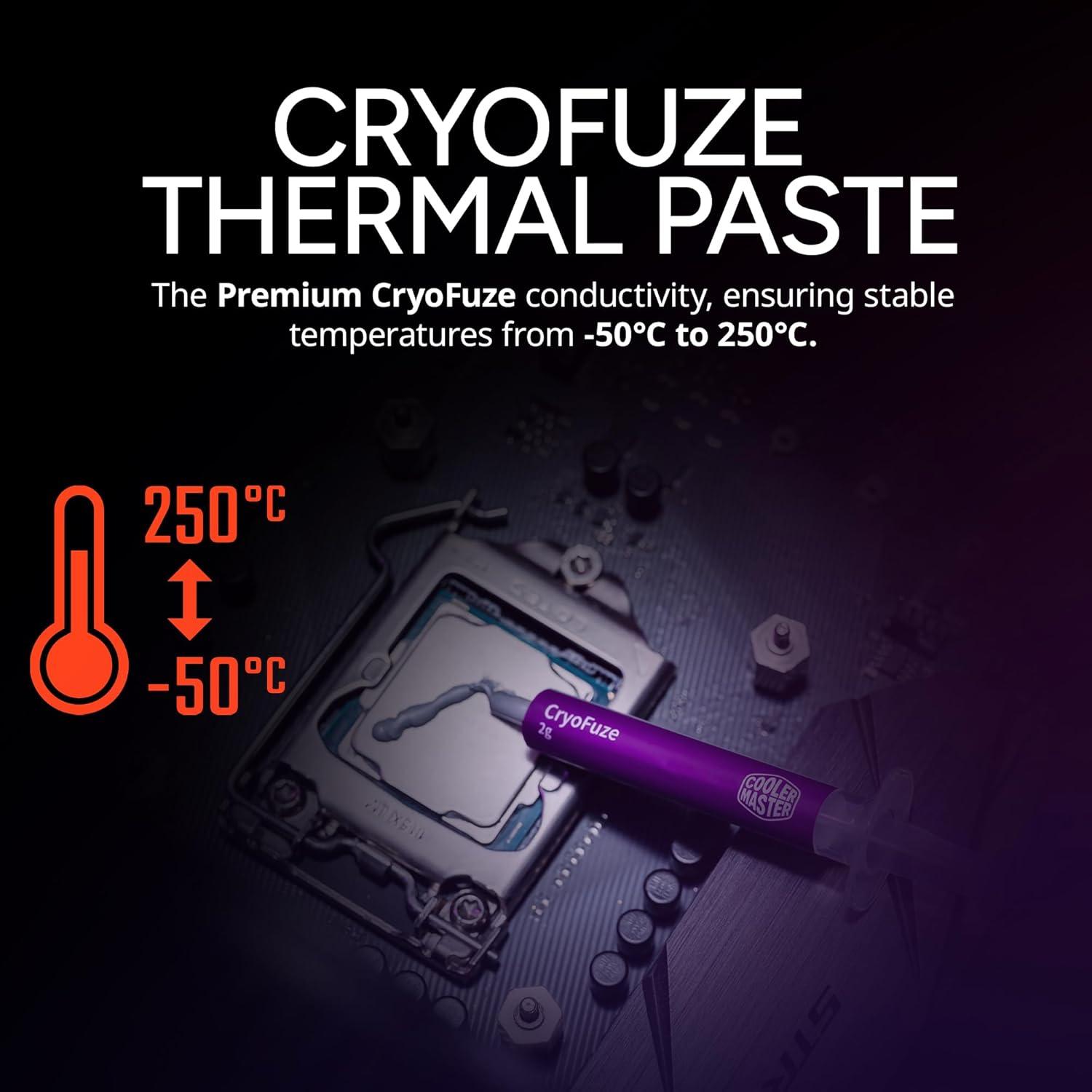 imageCooler Master Hyper 212 Pro aRGB CPU Cooler SickleFlow Edge 120 PWM Fan Composite 4 Copper Heat Pipes 152mm Tall Sleek Top Cover AMD Ryzen AM5AM4 Intel LGA 18511700 Brackets212 Pro