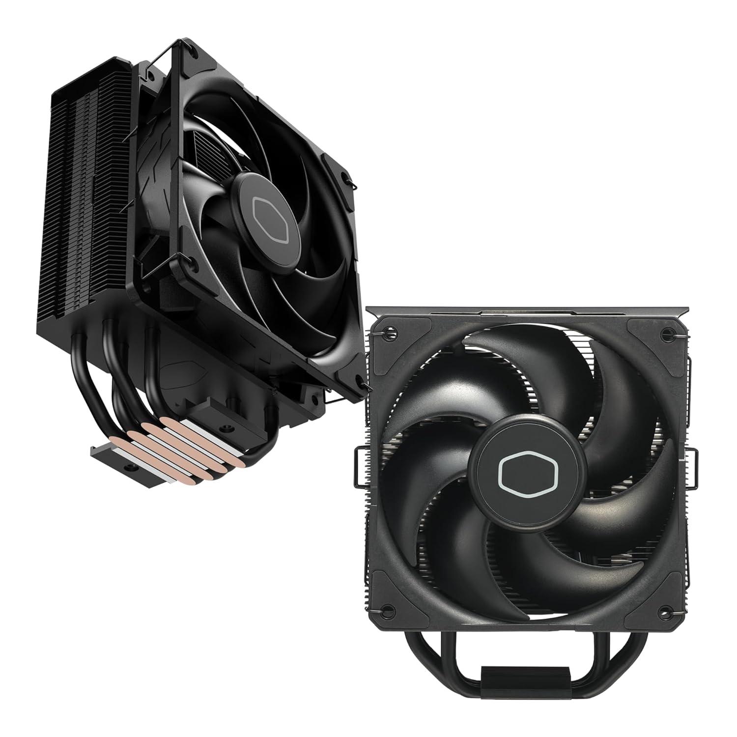imageCooler Master Hyper 212 Pro aRGB CPU Cooler SickleFlow Edge 120 PWM Fan Composite 4 Copper Heat Pipes 152mm Tall Sleek Top Cover AMD Ryzen AM5AM4 Intel LGA 18511700 Brackets212 Black
