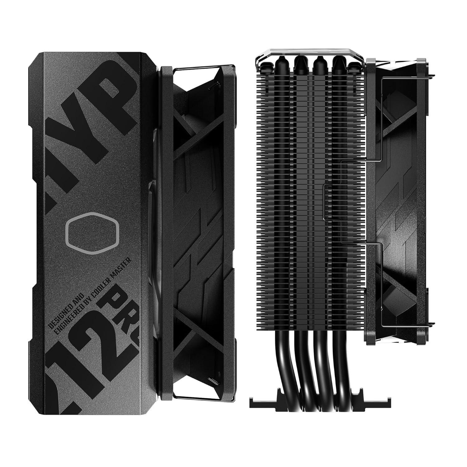 imageCooler Master Hyper 212 Pro aRGB CPU Cooler SickleFlow Edge 120 PWM Fan Composite 4 Copper Heat Pipes 152mm Tall Sleek Top Cover AMD Ryzen AM5AM4 Intel LGA 18511700 Brackets212 Pro