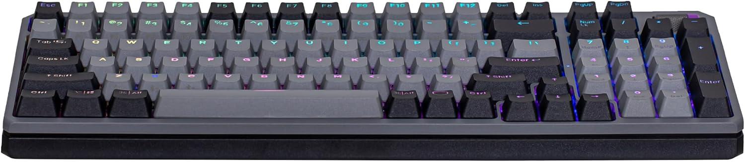 imageCooler Master MK770 Macaron Wireless Mechanical RGB Gaming Keyboard Kailh Box V2 Click White Switches Gasket Structure HotSwappable Bluetooth24GHz Tactile 3Way Dial QWERTY MK770MCKW1USMK770 Space Gray White