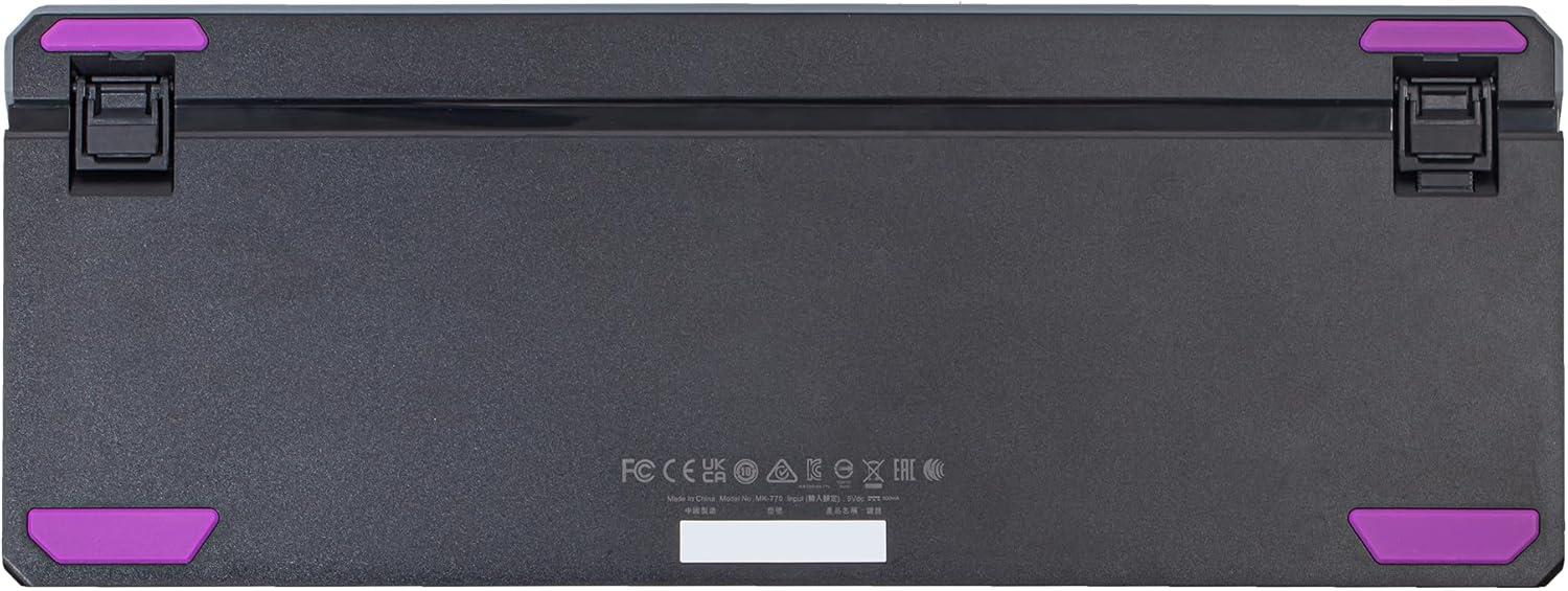 imageCooler Master MK770 Macaron Wireless Mechanical RGB Gaming Keyboard Kailh Box V2 Click White Switches Gasket Structure HotSwappable Bluetooth24GHz Tactile 3Way Dial QWERTY MK770MCKW1USMK770 Space Gray White