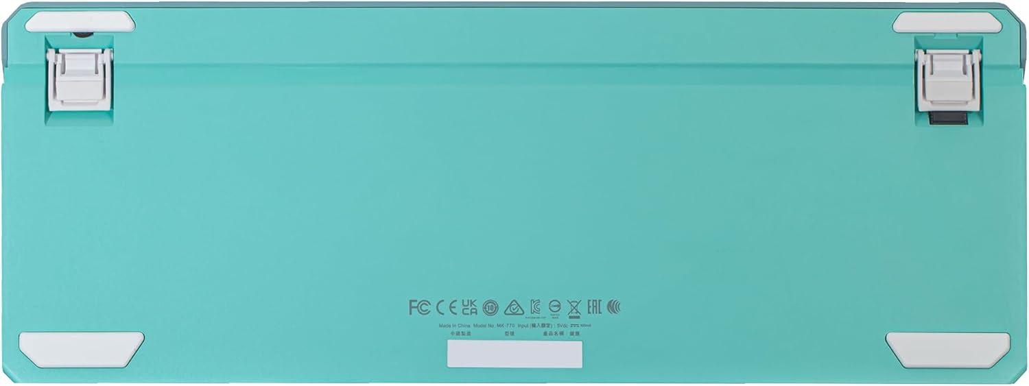 imageCooler Master MK770 Macaron Wireless Mechanical RGB Gaming Keyboard Kailh Box V2 Click White Switches Gasket Structure HotSwappable Bluetooth24GHz Tactile 3Way Dial QWERTY MK770MCKW1USMK770 Macaron Red