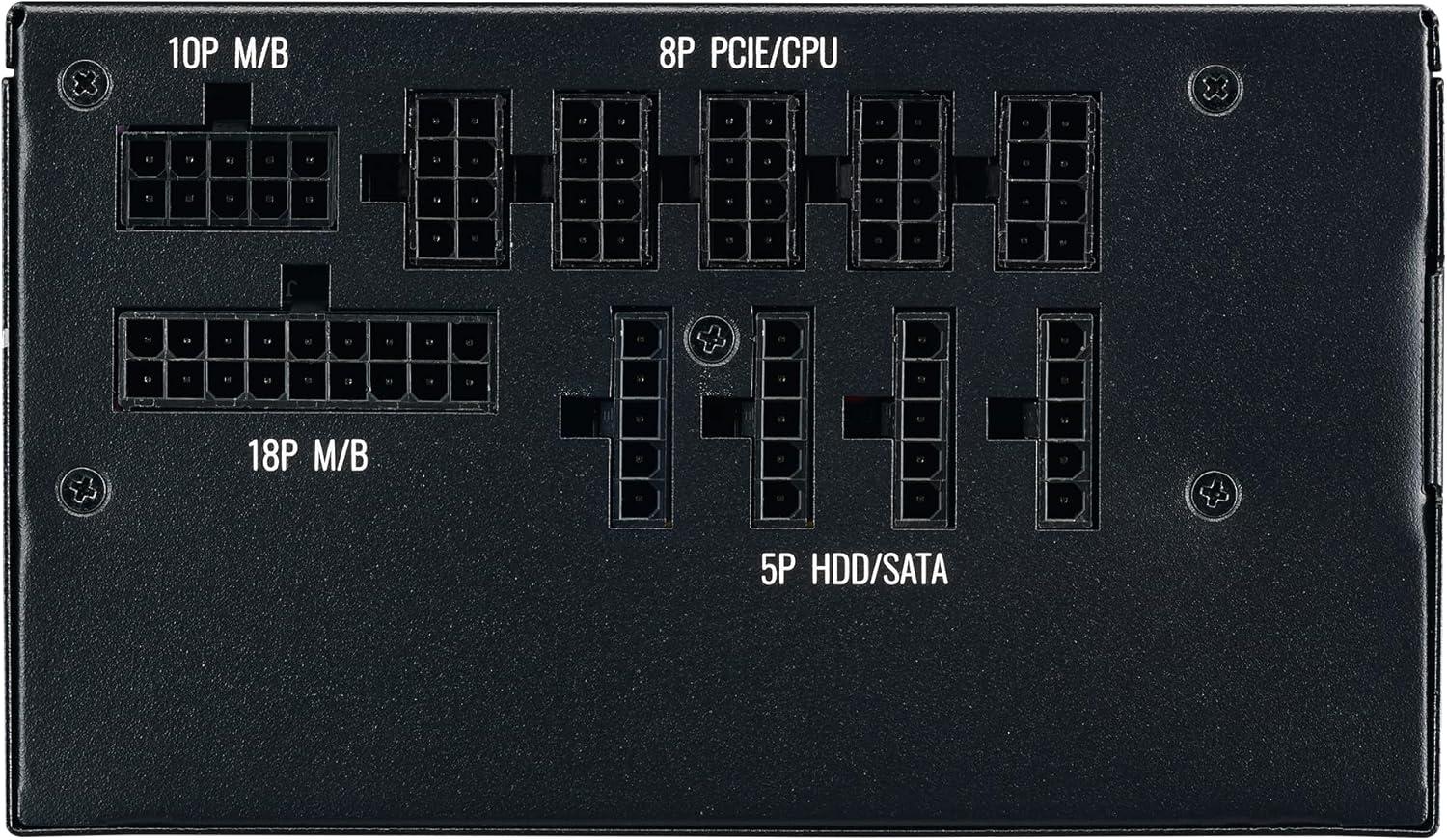 imageCooler Master MWE Gold 850 V2 Full Modular PSU 850W 80 Gold Designed Ready Nvidia RTX 5080 AMD RX 9070 XT 2 EPS Connectors 120mm HDB Fan Semifanless 5YearGold 850 V2