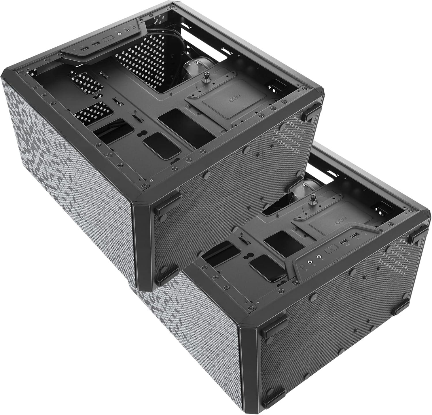 imageCooler Master MasterBox Q300L MicroATX Tower with Magnetic Design Dust Filter Transparent Acrylic Side Panel Adjustable IO ampamp Fully Ventilated Airflow Black MCBQ300LKANNS00Q300L