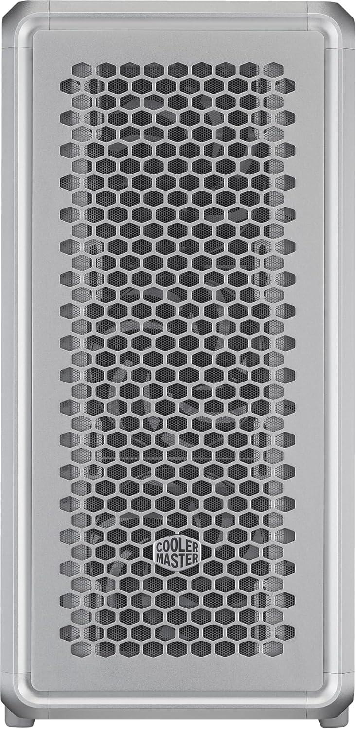 imageCooler Master MasterFrame 600 Freeform 20 Modular Platform ATX MidTower Case Aluminum Frame Magnetic Side Panels Customizable Internal 410mm GPU Max 420mm AIO Max Type C Tempered GlassMasterFrame 600 Silver