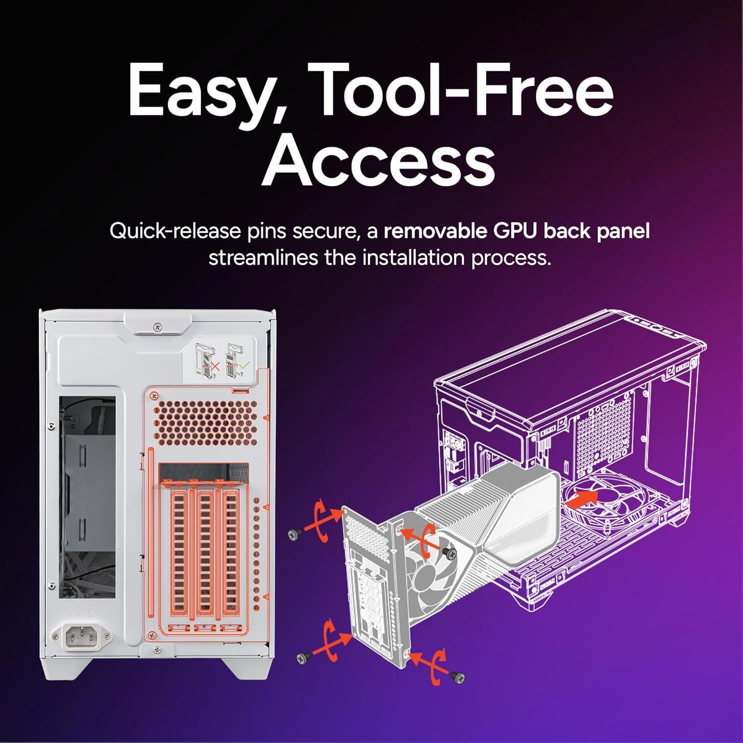 imageCooler Master NR200P V3 MiniITX PC Case Ready TopMount 280mm AIO PCIe 50 Riser 3615mm Vertical GPU Mount Designed Ready Nvidia RTX 5090 AMD RX 9070 XT SFX PSU Ready to Install DIYNR200P V2 White