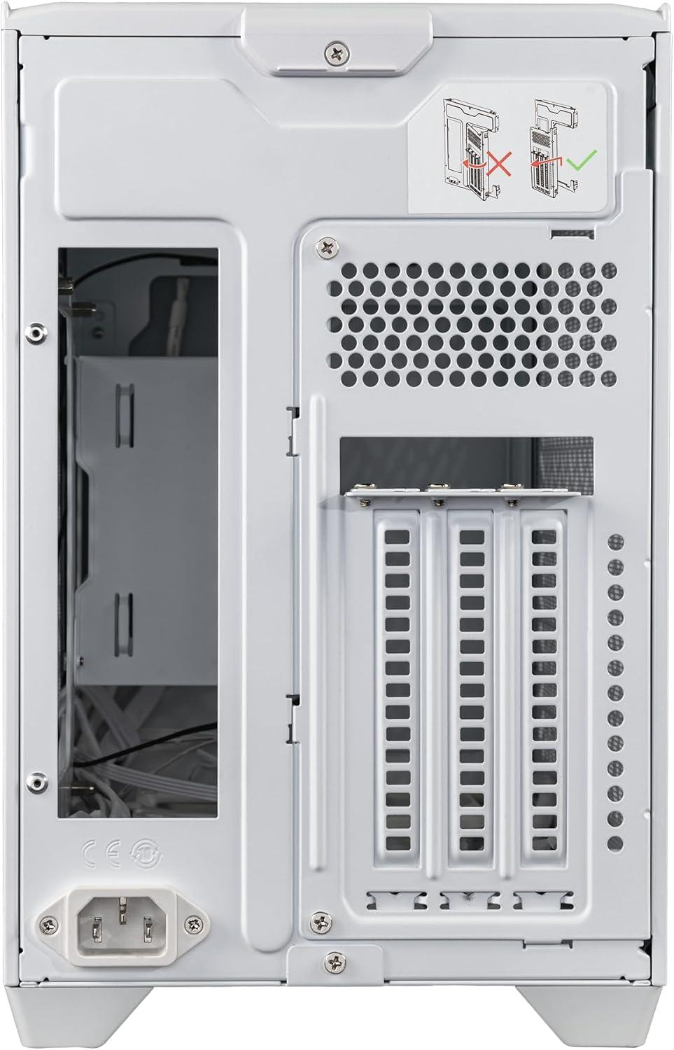 imageCooler Master NR200P V3 MiniITX PC Case Ready TopMount 280mm AIO PCIe 50 Riser 3615mm Vertical GPU Mount Designed Ready Nvidia RTX 5090 AMD RX 9070 XT SFX PSU Ready to Install DIYNR200P V2 White