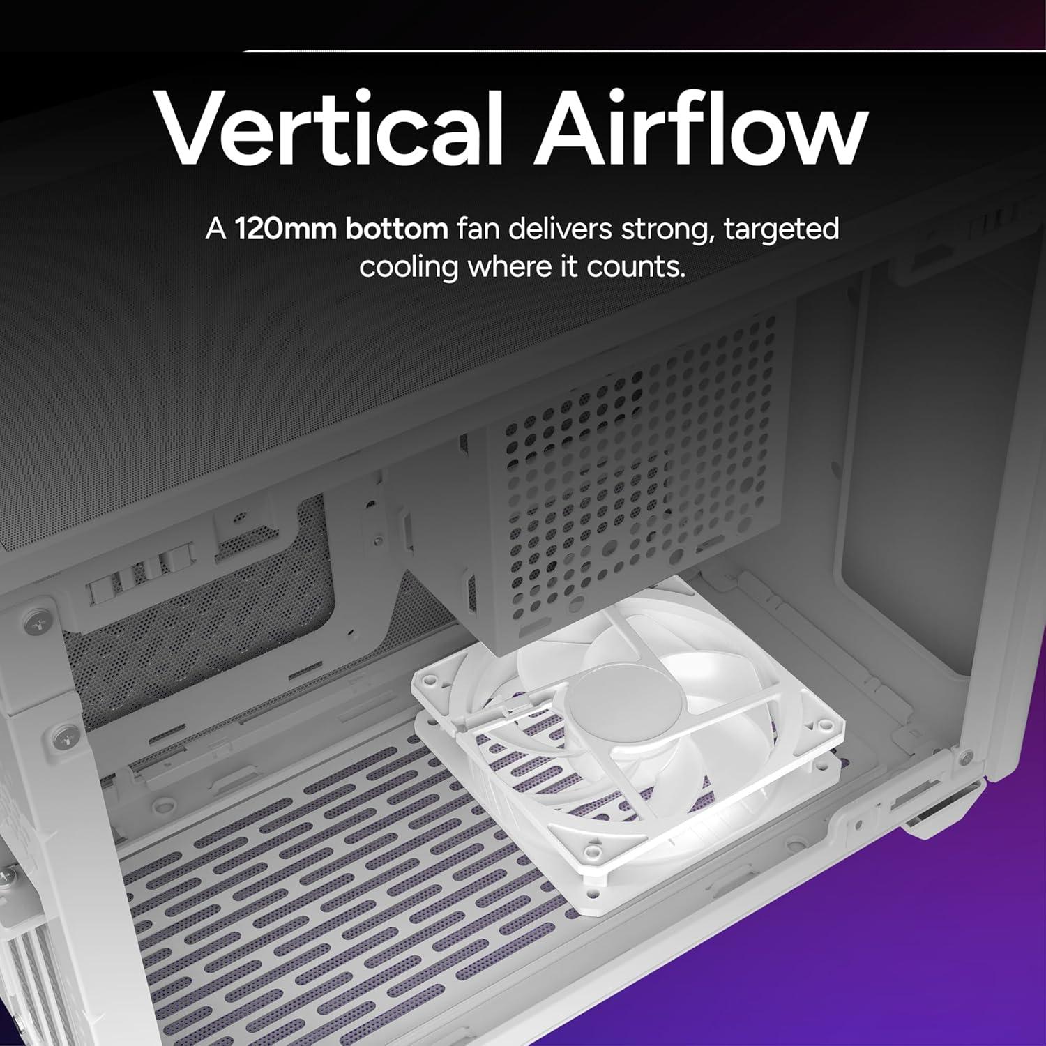 imageCooler Master NR200P V3 MiniITX PC Case Ready TopMount 280mm AIO PCIe 50 Riser 3615mm Vertical GPU Mount Designed Ready Nvidia RTX 5090 AMD RX 9070 XT SFX PSU Ready to Install DIYNR200P V2 White