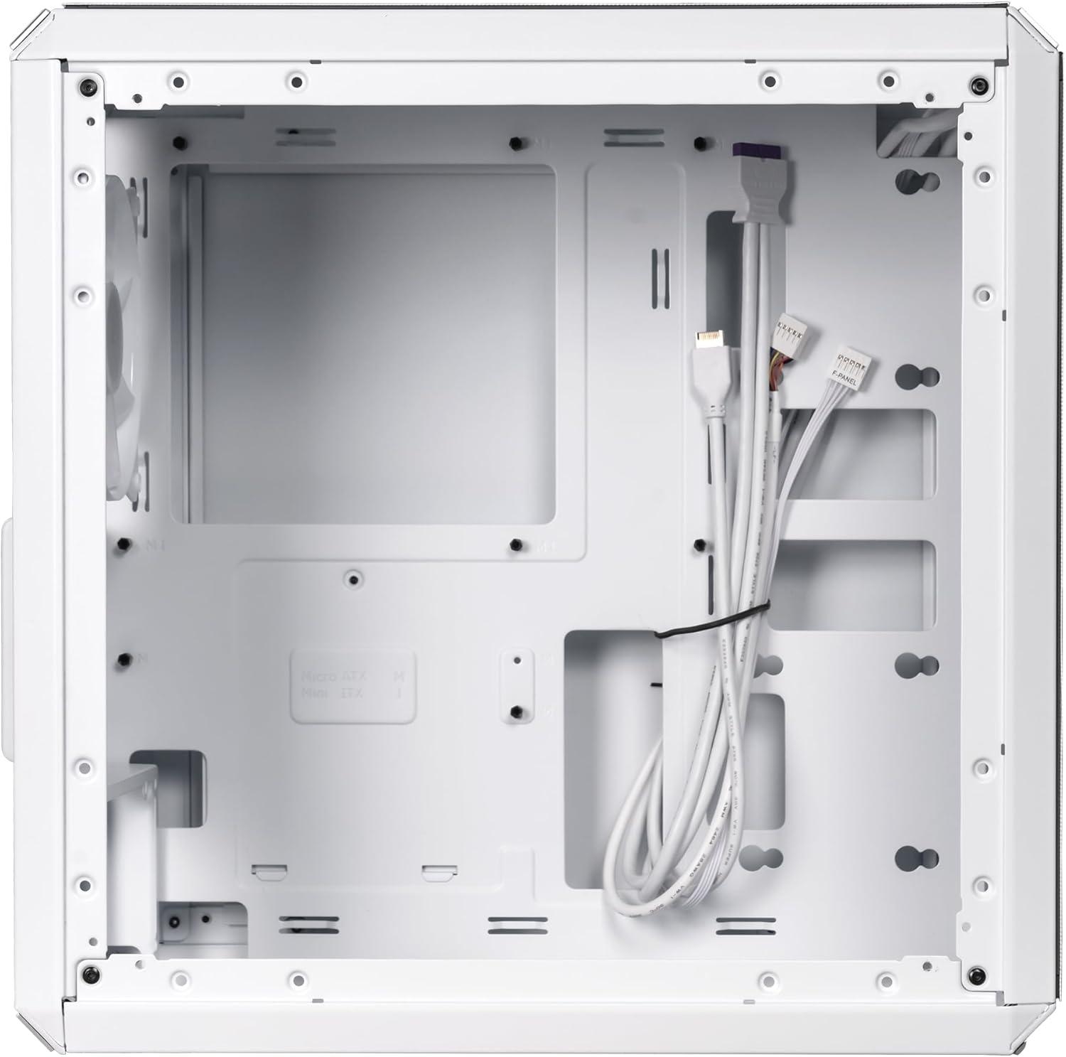 imageCooler Master Q300L V2 MicroATX Tower Magnetic Patterned Dust Filter USB 32 Gen 2x2 20GB Tempered Glass CPU Coolers Max 159mm GPU Max 360mm Fully Ventilated Airflow Q300LV2KGNNS00Q300L V2 White