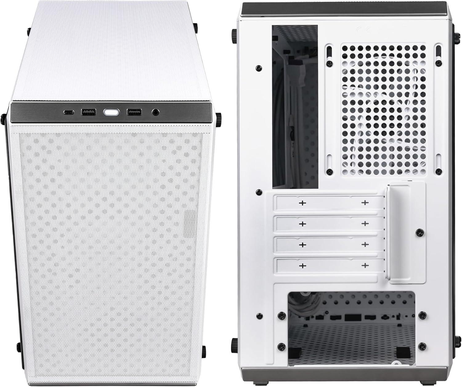 imageCooler Master Q300L V2 MicroATX Tower Magnetic Patterned Dust Filter USB 32 Gen 2x2 20GB Tempered Glass CPU Coolers Max 159mm GPU Max 360mm Fully Ventilated Airflow Q300LV2KGNNS00Q300L V2 White