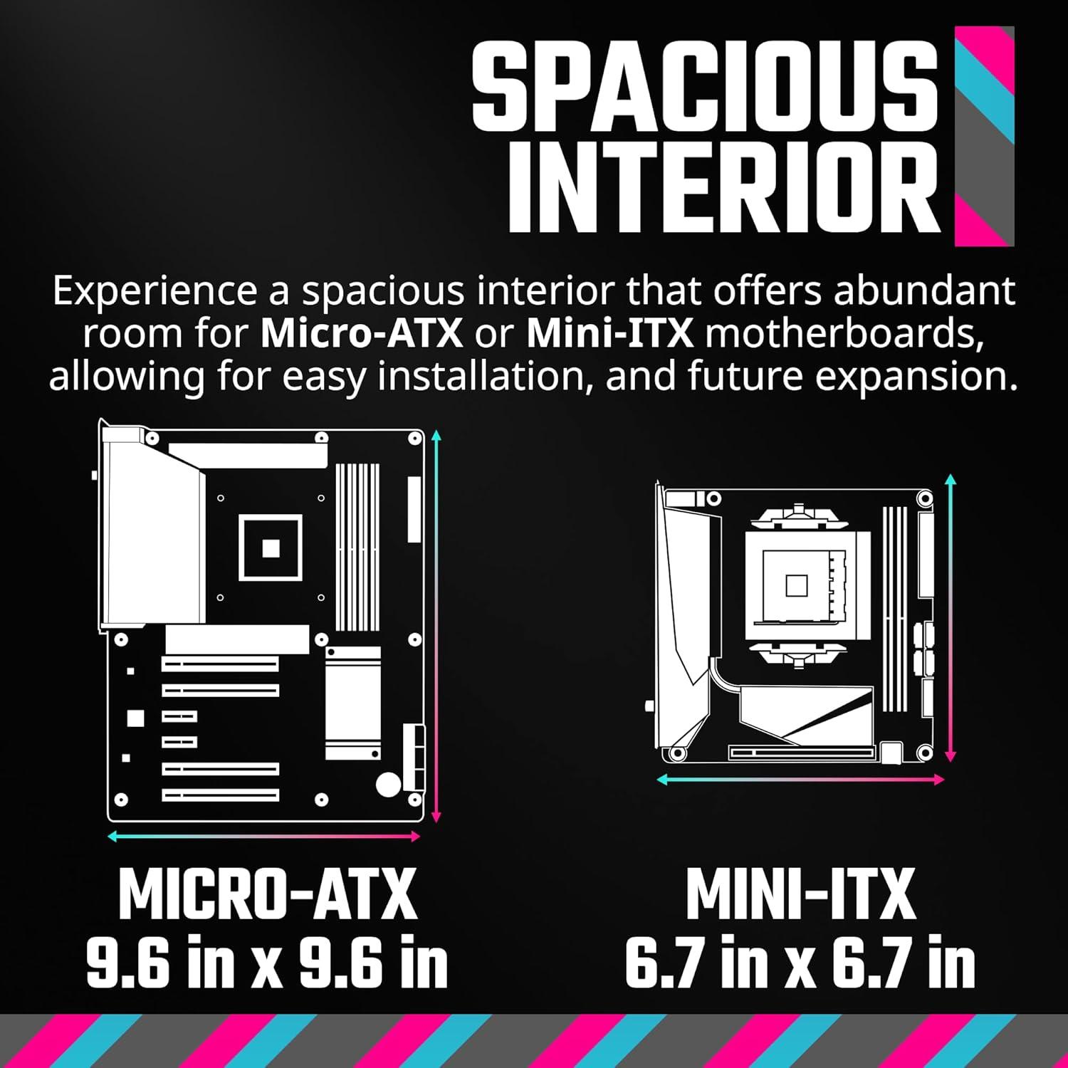 imageCooler Master Q300L V2 MicroATX Tower Magnetic Patterned Dust Filter USB 32 Gen 2x2 20GB Tempered Glass CPU Coolers Max 159mm GPU Max 360mm Fully Ventilated Airflow Q300LV2KGNNS00Q300L V2 Black