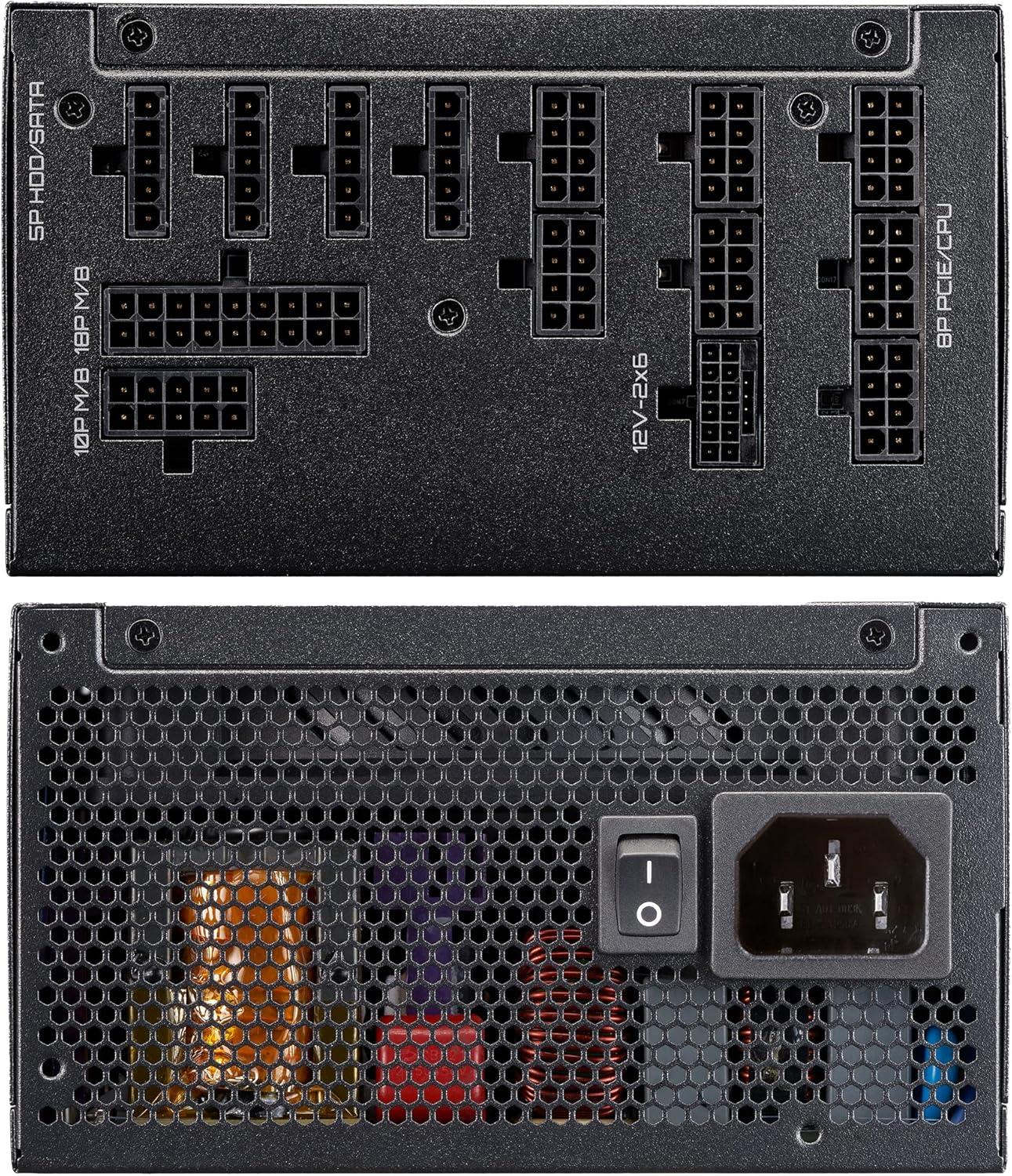 imageCooler Master V Platinum 1100 V2 ATX 31 Full Modular PSU 1100W 80 Platinum 90 12VHPWR600W PCIe 51 Purple AnodicCoated Heat Sink Mobius Fan GPU Support RTX 5090 RX 9070 XT 12 Year