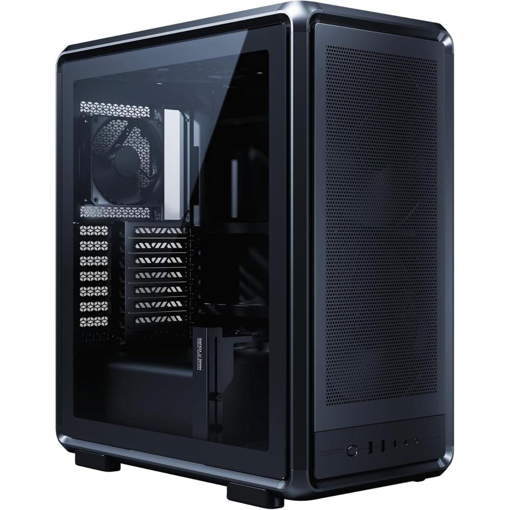 imageCooler Master MasterFrame 500 Mesh aRGB Silver Freeform 20 Modular Platform OpenAir ATX MidTower Case Aluminum FrameDual 200mm aRGB Fans 390mm GPU Max 360mm AIO Max Type C Tempered GlassMF 500 Black
