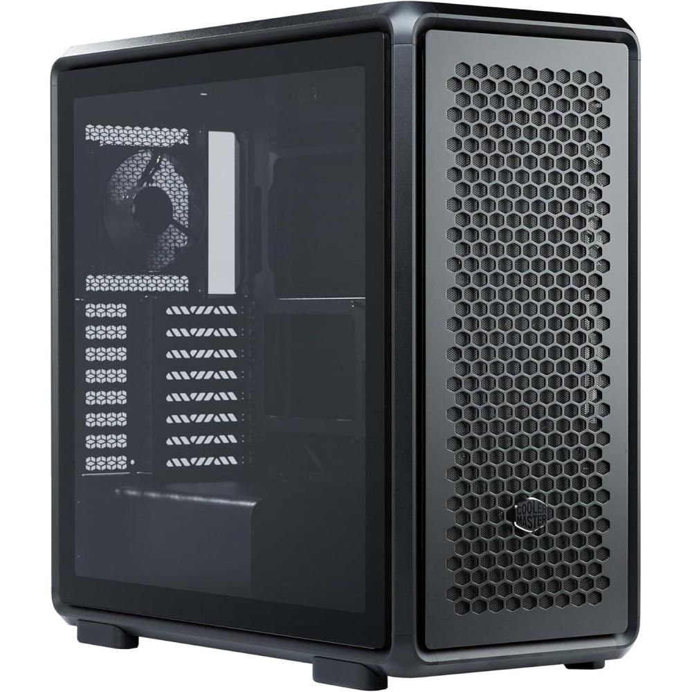 imageCooler Master MasterFrame 600 Freeform 20 Modular Platform ATX MidTower Case Aluminum Frame Magnetic Side Panels Customizable Internal 410mm GPU Max 420mm AIO Max Type C Tempered GlassMasterFrame 600