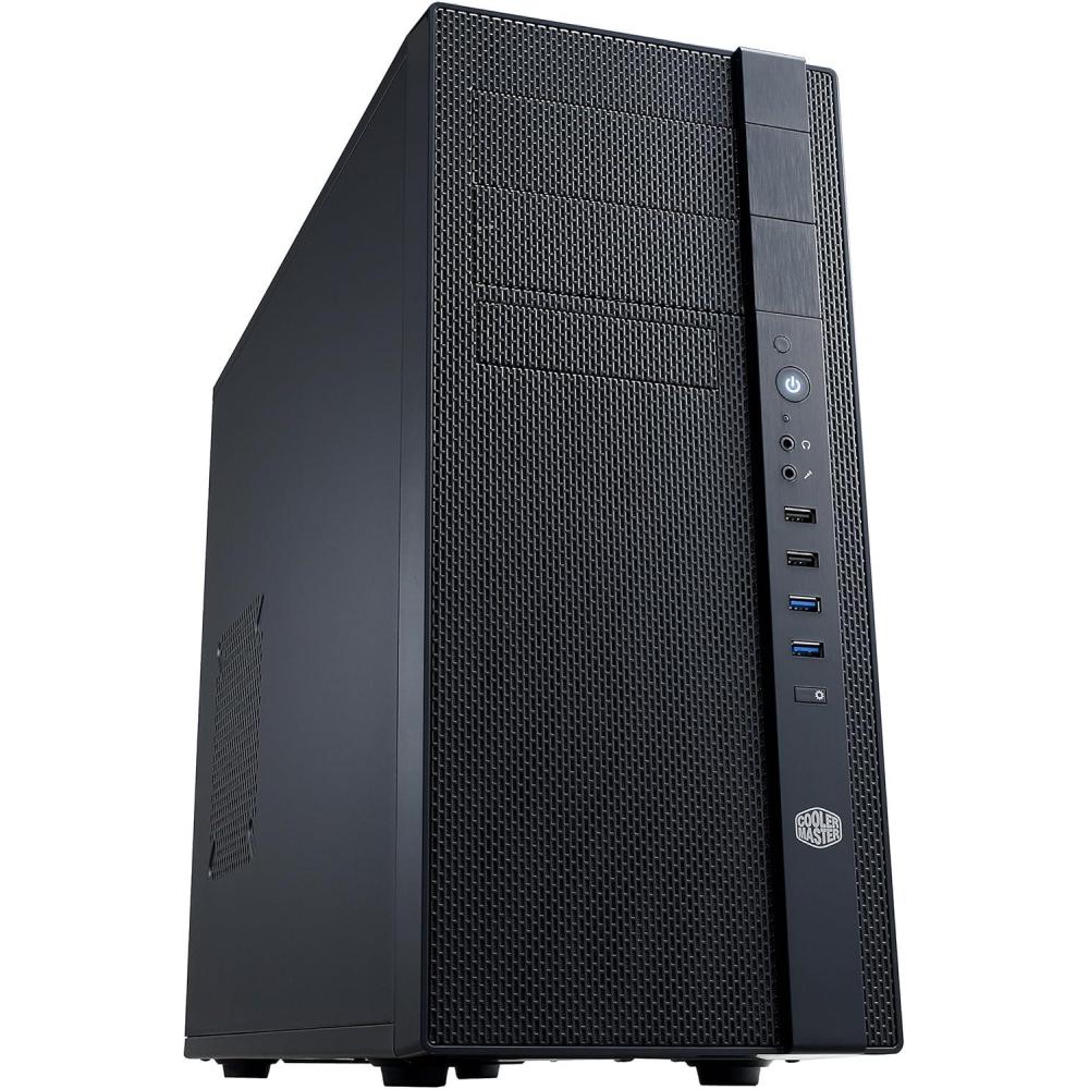 imageCooler Master N400 Mid Tower Computer Case with Fully Meshed Front Panel NSE400KKN2ATX MidTower