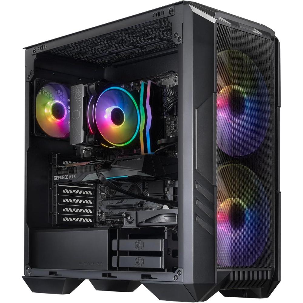 imageCooler Master TD5 Pro  Intel Ultra 7 265KF 39GHz 55 GHz Turbo  RTX 5080 16GB  Gigabyte Z890 WiFi Motherboard  32GB DDR5 6000MHz  2TB Gen4 M2  WiFi  Windows 11  360 AIO  Gold 850W PCRTX 5070  7800X3D