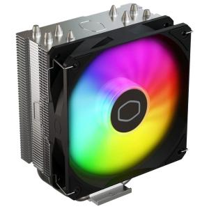 Cooler Master Hyper 620S Dual Tower CPU Air Cooler, ARGB Sync, 120mm PWM Fan, 6 Copper Direct Contact Heat Pipes, 154.9mm Tall Silver(212 Spectrum V3)