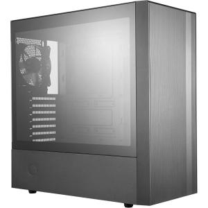 Cooler Master MasterBox NR400 Micro-ATX Tower with Front Mesh Ventilation, Minimal Design, Tempered Glass Side Panel and Single Headset Jack(ATX Mid-Tower)