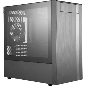 Cooler Master MasterBox NR400 Micro-ATX Tower with Front Mesh Ventilation, Minimal Design, Tempered Glass Side Panel and Single Headset Jack(Micro-ATX Tower)