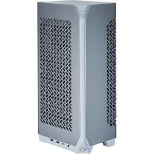 Cooler Master NCORE 100 Air White Mini-ITX PC Tower Case, Anodized Aluminum, 356mm Vertical Triple-Slot Mount GPU, SFX PSU 130mm | Air Cooler Up to 70 mm, Compatible RTX 5080 | RX 9070 XT(NCORE 100 Air White)