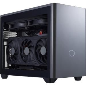 Cooler Master NR2 Pro Mini ITX – Intel Ultra 7 265F 2.4GHz (5.3 GHz Turbo) | Gigabyte RX 9070 XT 16GB & B860I AORUS PRO ICE| 32GB DDR5 6000MHz | 2TB Gen4 M.2 | WiFi | Windows 11 | 280mm AIO Gaming PC(RX 9070 XT)