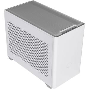 Cooler Master NR200 Mini-ITX PC Case Ready, Horizontal GPU Mount, Designed Ready Nvidia RTX 5070 Ti | AMD RX 9070 XT, SFX PSU – Ready to Install, Airflow Up To 6 Fans, Vented Panels, DIY(NR200 White)