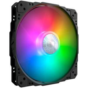 Cooler Master SickleFlow Edge 360 Single-Frame aRGB PC Case|Liquid Cooler Fan, 360mm, Single Modular Cable, PWM 2,050 RPM, Air Balance Blades, Loop Dynamic Bearing, Radiant aRGB Lighting(SickleFlow 200)