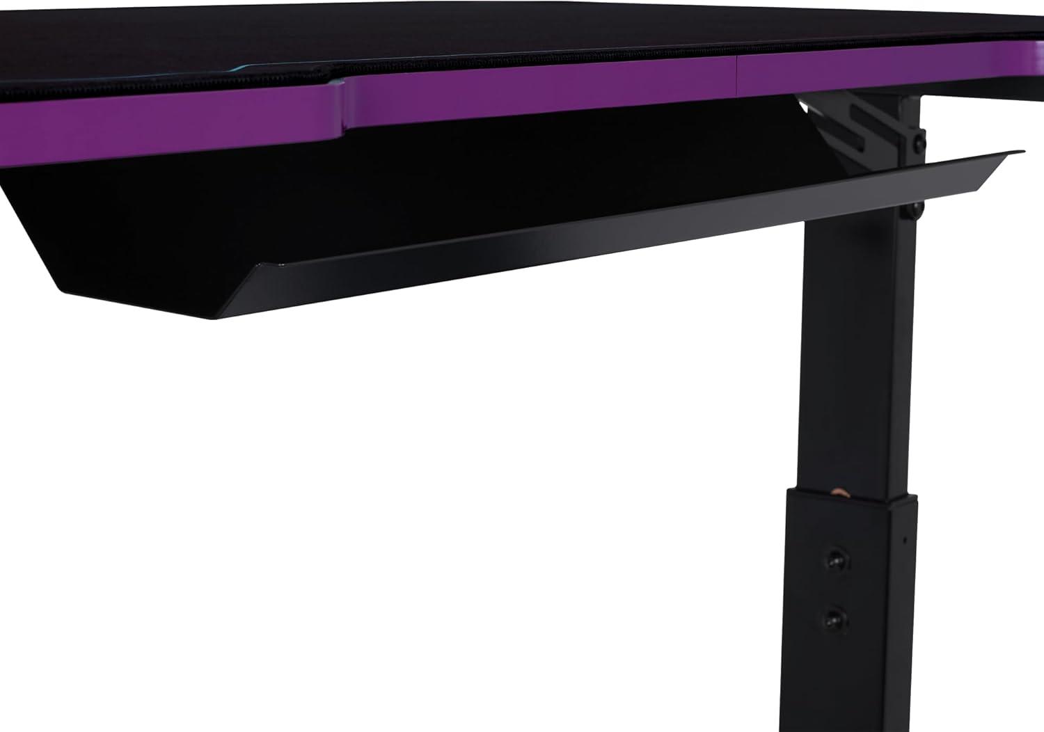 imageCooler Master GD120 V1 PC Gaming Desk Full Surface WaterRepellent Mousepad 220lbs Weight Support 3 Height Levels Cable Management Tray 472D x 236W WorkstationHome OfficeGD120