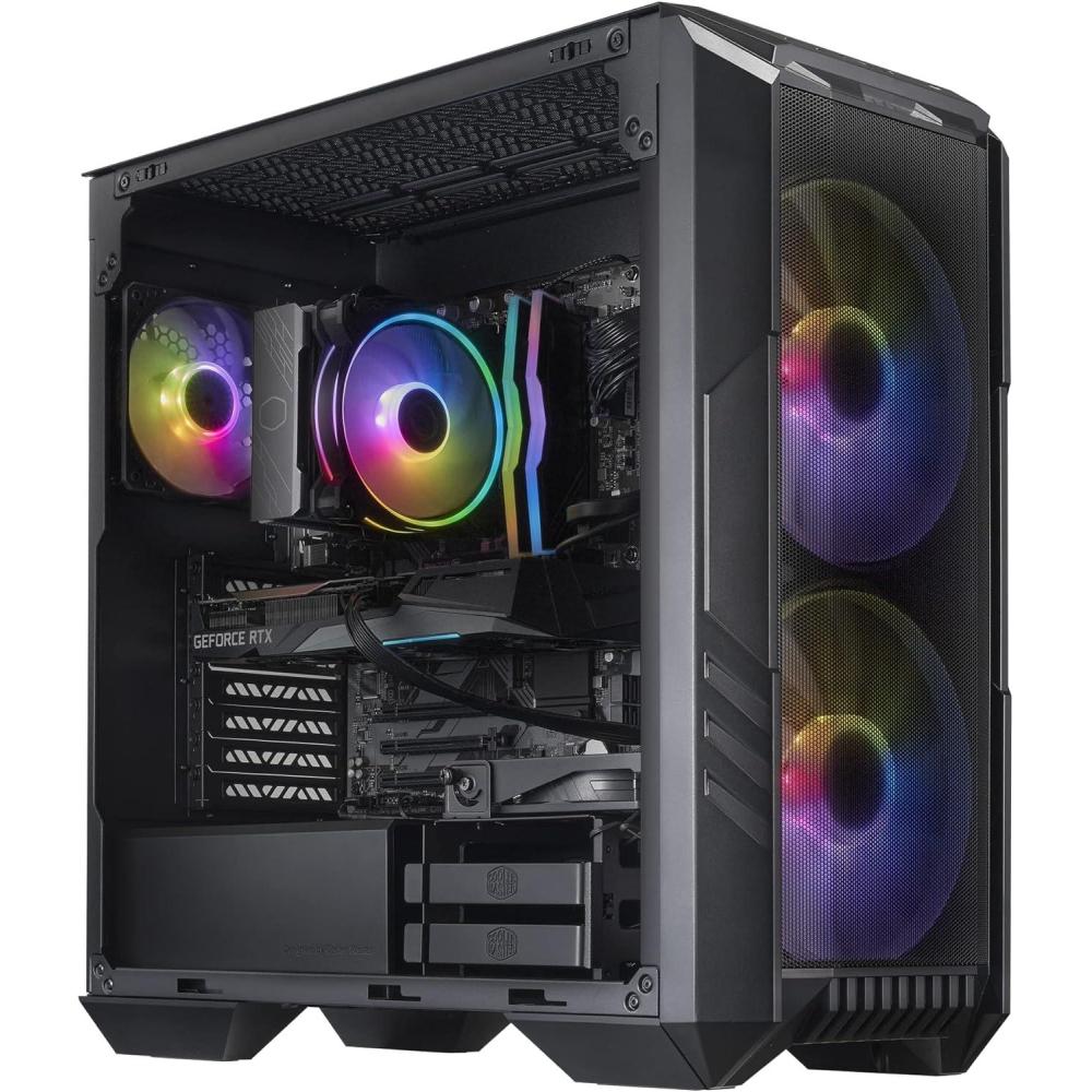 imageCooler Master Sneaker X Gaming PC Desktop  Intel i7 13700K  NVIDIA GeForce RTX 4070 Ti  32GB DDR5  2TB M2 NVMe SSD  WiFi  Windows 11HAF 5  i712700F  RTX 3060 Ti