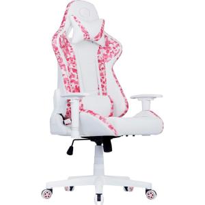 Cooler Master Caliber R2 Gaming Chair High Back Office Computer Game Chair, PU Leather Reclining Ergonomic Backrest, Headrest, Seat Height and Armrest Adjustment with Lumbar Support – Purple(Sakura)