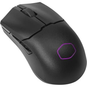 Cooler Master MM712 Wireless Gaming Mouse Black with Adjustable 19,000 DPI, 2.4GHz and Bluetooth , Ultraweave Cable, PTFE Feet, RGB Lighting and MasterPlus+ Software(MM712 Wireless Black)